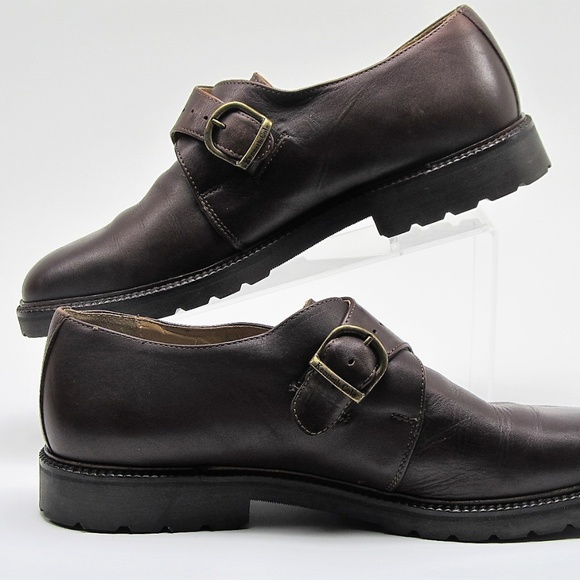 Kenneth Cole New York Twin Monk Men Brown Size 10